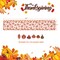 2 Pack Thanksgiving Table Runner, Fall Table Runner Decor for Home with Maple Leaves Lace Thanksgiving Runner for Table Decoration(13 x 72 inches)